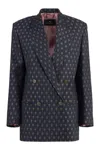 Etro Double-breasted Wool Blazer