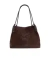 Etro Shoulder Bags With Dual Handles And Rectangular Shape In Burgundy