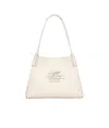 Etro Mini Leather Shoulder Handbag In White