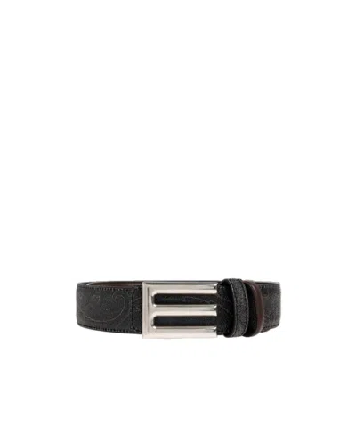 ETRO ETRO PAISLEY PRINTED BUCKLED BELT