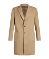 Etro Reversible Single-breasted Coat In Nude