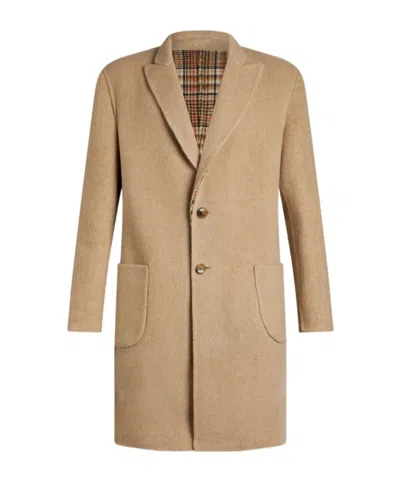 ETRO ETRO SINGLE-BREASTED REVERSIBLE COAT