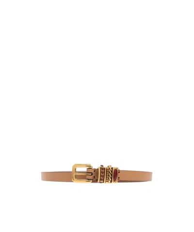 Etro Double-wrap Prong Buckle Belt