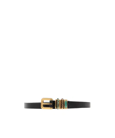 Etro Double-wrap Prong Buckle Belt