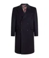 Etro Double-breasted Cashmere Coat In Multi