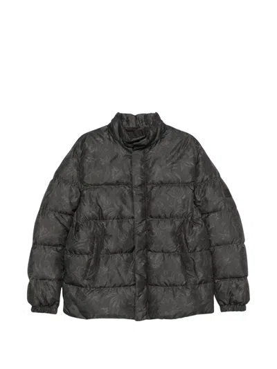 Etro Short Down Jacket In Black