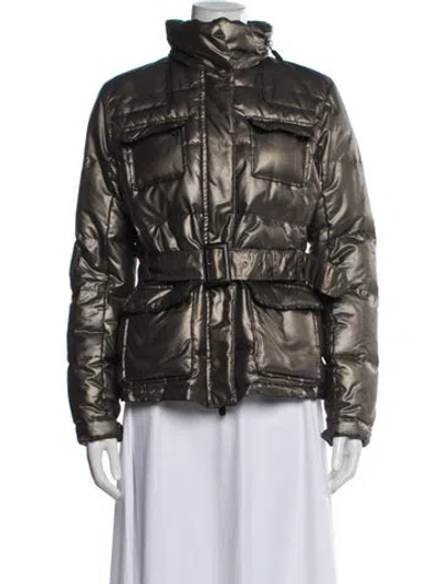 Pre-owned Etro Down Jacket In Gold