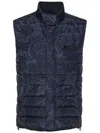 Etro Down Jacket Vest In Multicolour