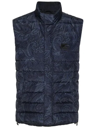 ETRO ETRO DOWN JACKET VEST CLOTHING