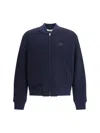 Etro Wool Bomber Jacket In Blue