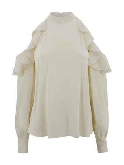 ETRO DRAPED DETAIL BLOUSE