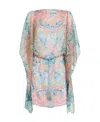 Etro Mini Dress With Paisley Sunburst In Pink