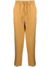 Etro Cropped Trousers With Side And Back Pockets In Braun