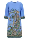 Etro Stretch Viscose Dress With Iconic Print