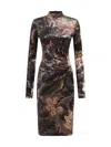Etro Printed Chenille Midi Dress