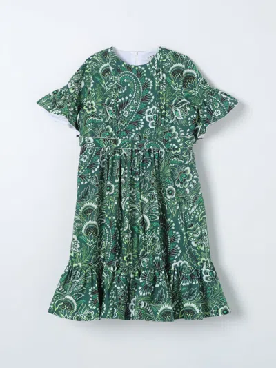 Etro Kids' 连衣裙  儿童 颜色 绿色 In Green