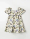Etro Floral Jacquard Dress In Ivory