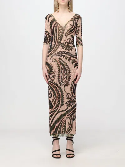 ETRO DRESS ETRO WOMAN COLOR BEIGE,F54441022