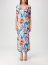 Etro Viscose Dress In Blue