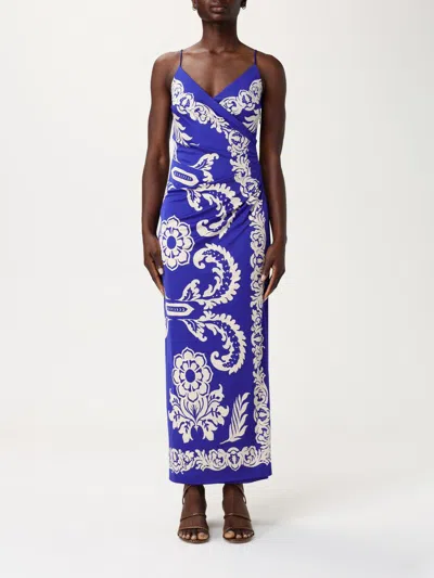 Etro Paisley-print Long Dress In Multi