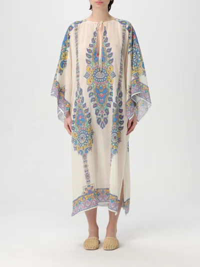 ETRO DRESS ETRO WOMAN COLOR GNAWED BLUE,423683011