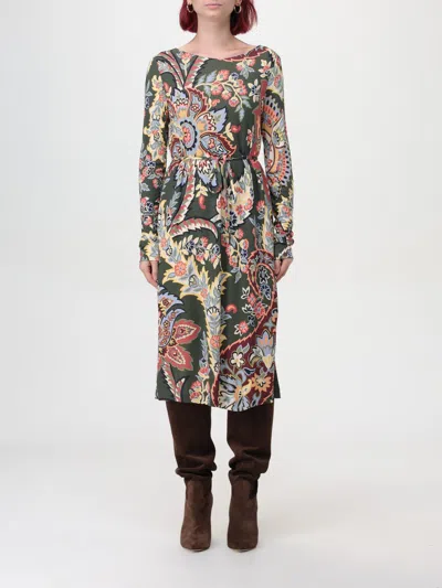 Etro Dress  Woman Color Green In Grün