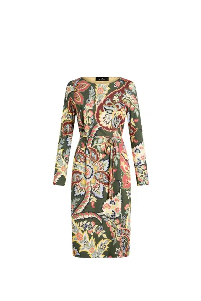 ETRO JERSEY MIDI TUNIC DRESS