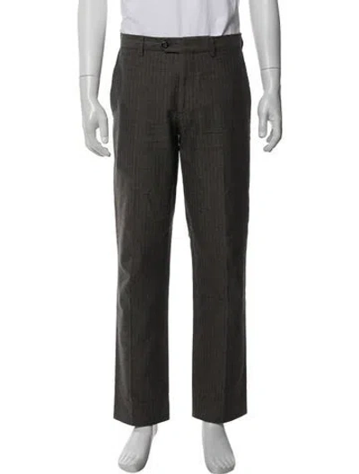 Pre-owned Etro Dress Pants In Gray