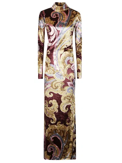 Etro Dress In Brown