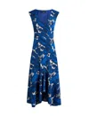 Etro Midi Dress With Maxi Floral Print