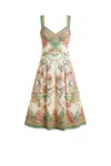 Etro Cotton Dress In Brown