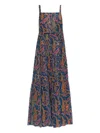 Etro Paisley-pattern Maxi Dress In Multi