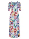 Etro Viscose Dress In Multicolour
