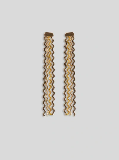 Etro Drop Earrings In Gold