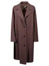 Etro Dusty Rose Herringbone Wool Jacket With Tied Waist In Multi