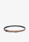 Etro E-buckle Reversible Belt In Multi
