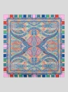 Etro Silk Pocket Square In Blau