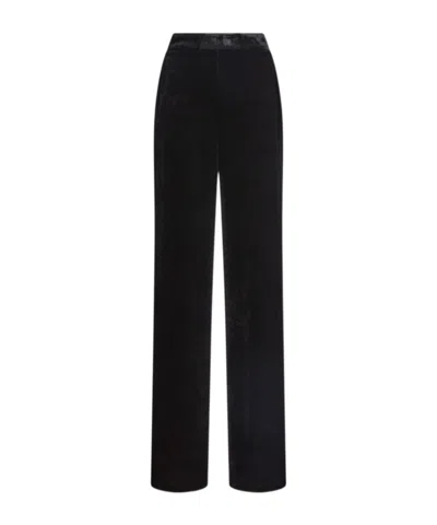 ETRO ETRO VELVET PALAZZO TROUSERS