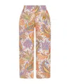 Etro Elastic Waist Trousers In Multi