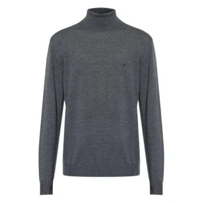 Etro Elegant Turtleneck Sweater In Gray