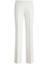 Etro Tailored White Trousers With Flared Hem In White