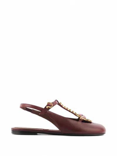 Etro Verzierte T-steg-ballerinas In Multi