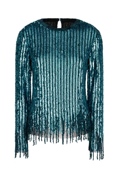 Etro Embellished Viscose Blend Top In 0500