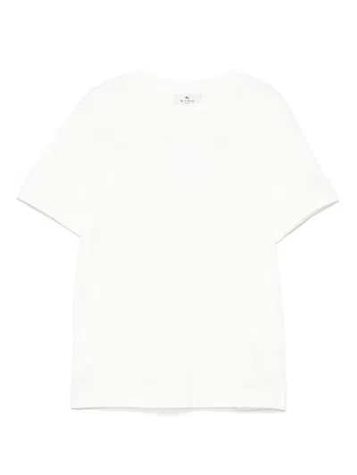 Etro Kids' Embossed-logo T-shirt In 中性色