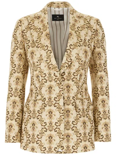 ETRO EMBROIDERED BLAZER