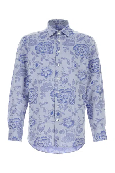 Etro Embroidered Cotton Shirt