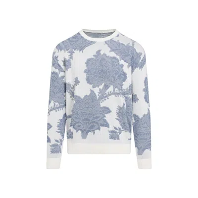 Etro Embroidered Cotton Sweater