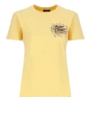 Etro Pegaso-embroidered T-shirt In Yellow