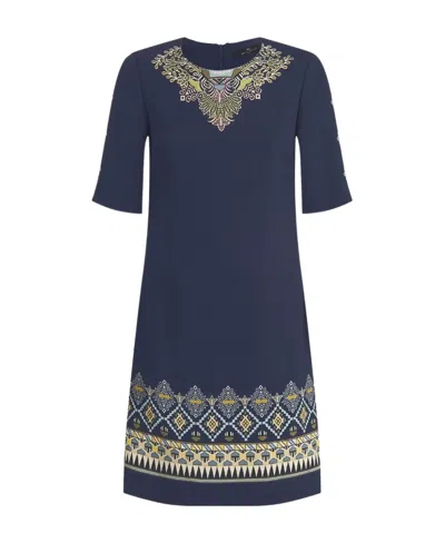 ETRO ETRO EMBROIDERED DETAIL SHORT-SLEEVE DRESS