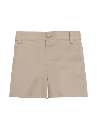 Etro Babies' Embroidered Gabardine Shorts In 中性色
